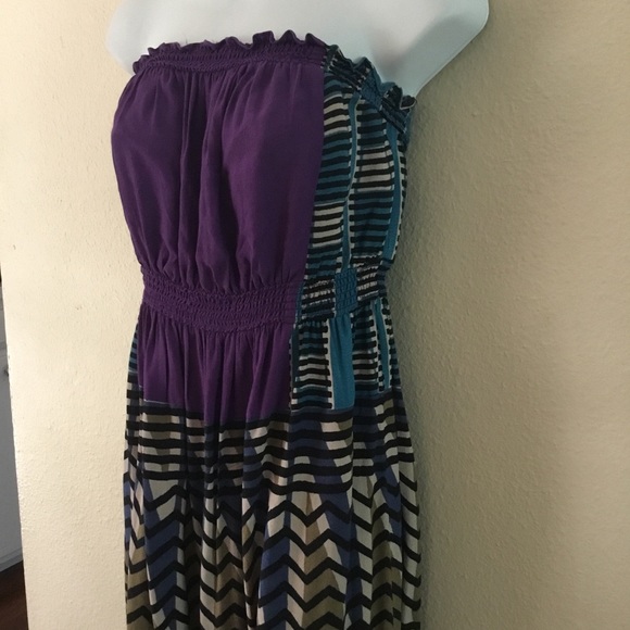 Loft Women’s Strapless Dress XS - Picture 3 of 4